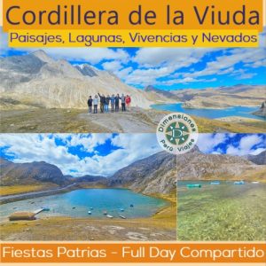 Full Day Fiestas Patrias – Sábado 26, Domingo 27, Lunes 28 o Martes 29 /// Aventuras, Lagunas y Paisajes de la Cordillera de la Viuda